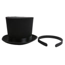 1920s Mini Top Hat Black Halloween Fancy Dress Costume Woman Girl Headband