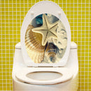 DIY Toilet Seat Wall Sticker Starfish Vinyl Art Bathroom Decorative Mural Decals