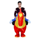 Adult Chicken Cock Inflatable Costume Blowup Party Outfit Accessories