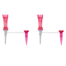 2 Pieces/Set Plastic Parent-child Golf Tees Practice Improve Distance Red Yellow Blue Random Color