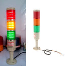DC 24V 6W LED Signal Tower Alarm Lamp Red Green Yellow Indicator Light, Widely used in Industrial Construction Residential area, Work Zone Traffic and so on