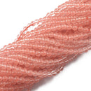 Synthetic Round Shaped Loose Beads Strand Necklace Bracelet Earrings Jewelry Making DIY Accessories 15.5 Inch Watermelon Red