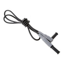 Double End 4mm Male Banana Plug Soft Silicone Test Cable Connector Multimeter Test Lead Black
