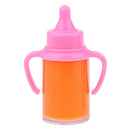 Reborn Infant Doll Magic Feeding Bottles Baby Doll Supplies Nursing Accessories Liquid Disappearing Juice Bottles With Two Handles