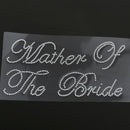 Clear Mother Of The Bride Sticker for Bachelorette Party Bridal Wedding DIY