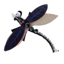 Sew On Embroidery Rhinestone Beaded Pearl Patch Dragonfly Patch Cloth Decor
