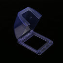 Home-Mounted Switching Power Supply Panel,Waterproof Socket Flip Waterproof Enclosure Box for Big plug Blue