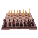 Set of Chess Folding Magnetic Board Chess Pieces Game Kids Intelligent Development Home Leisure Game 31.5x27cm/12.4x10.6inch