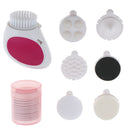 7 In 1 Waterproof Facial Cleaner Brush Electric Face Skin Clean Scrubber