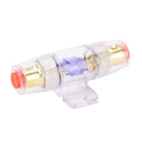 Car Audio Inline 4 or 8 Gauge AWG AGU Fuse Holder Box with 60 Amp Fuse
