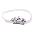 Baby Girls Newborn Princess Shower Party Photo Props Headwear Cute Crown Elastic Headband White