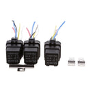 3 Sets of 24V SPDT 5 Pin Car Boat Relay with 5 Wires & Harness Socket 40 Amp