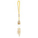 Charm Perfume Bottle Gourd Pendant for Car Interior Hanging Ornament White
