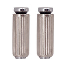 2 Pieces Guitar Tremolo Bridge Studs Anchors Posts for Electric Guitar Bridge Parts Silver