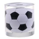 Novelty Acrylic Geometry Football Statue Home Decorative Ornament Desk Supplies Accessories Kids Toy Gift - Cylinder