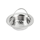 Stainless Steel Home Kitchen Sink Drain Stopper Basket Strainer Waste Plug