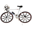 1/10 Miniature Diecast Alloy ATVs Model Toys Extreme Sports Bicycle Mountain Bike Model Boy Creative Toy Game Gift White