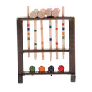 1/12 Dollhouse Miniature Wooden Croquet Game Set Garden Sports Decoration
