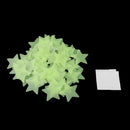 50 Pieces GLOW IN THE DARK STARS Ceiling Wall Glowing Stickers 4.2cm Yellow