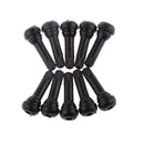 10x TR414 Snap-In Tire Valve Stems Black Rubber Car Tire Valve Caps Copper