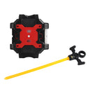 Burst Metal Fight Accessory -Double-Steering Ripcord Launcher Black