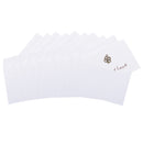 Pack of 10 Mini Good Luck Flower Metal Wedding Invitation Gift Card Inc Envelopes