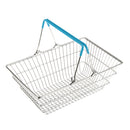Mini Shopping Hand Basket Table Home Storage Basket Toys Blue