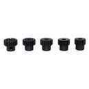 6PCS 48DP 17T - 22T Pinion Motor Gear Combo Set for 1/10 RC Car Motor Black