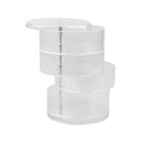 Round Shape Rotatable Clear Acrylic Drawers Makeup Case Cosmetic Jewelry Display Rack Storage Box