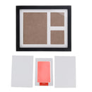 Baby Handprint Footprint Frame Kit with Lasting Pink Ink Pad Standing on Table Room Office Wall Decoration 23x28x2cm