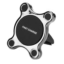 Magnetic Wireless Car Charger Air Vent / Dashboard Charging Holder Stand Mount Fast Charging