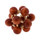 Wooden Intelligence Toy Kong Ming Lock Take Out Ball Brain Teaser Educational Toys for Kids Children