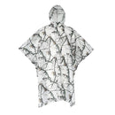 Waterproof Ripstop Hooded Rain Coat Poncho Camping Hiking Tent Ground Sheet Sun Shelter