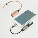 Micro USB 2.0 OTG Cable Braided On The Go Adapter for Android Smart Phones Gold