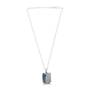 Anime Attack On Titan Shingeki no Kyojin Badge Pendant Necklace Gift Blue