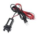 Dual Double Twin 2 USB 12V In Car Audio Input Power Socket Charger Adapter for Toyota