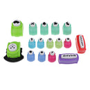 16 Pieces Multi-Pattern Craft Paper Puncher Mixed Embossing Set Paper Punches Cutter DIY Scrapbooking Punches Embosser