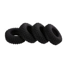 115mm Rubber Tire 1.9" Rim Tyre for 1/10 Axial SCX10 90046 RC Rock Crawler