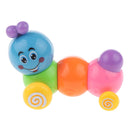 Colourful Wiggly Clockwork Wind Up Racing Caterpillar Toys Early Educational