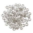 100 Pieces Tibetan Silver Spacer Beads fit Charm Chain DIY Jewelry Findings 6mm