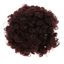 Fashion Short Explosive Curly Hair Dolls Wig Head Scalp Shell Kit for 12inch Neo Blythe Pullip Custom DIY Making