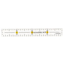 4"x0.5" Acrylic Patchwork Quilting Sewing Ruler Seam Gauge for Sewing Crafts