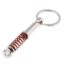 Shock Absorber Car Part Key Ring Keyring Key Buckle Key Fob Red and Silver