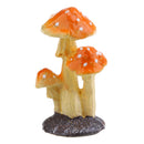 Mini Mushroom Sculpture Statues Lawn for Outdoor Garden Terrarium Moss Decor