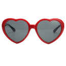 Novelty Red Black Heart Sunglasses Women Girls Party Eye Glasses Photo Props