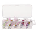 10 Pieces Lifelike Fishing Lures Bass Trout Bait Crankbait Fishing Hard Plastic Bait