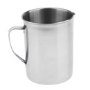 Stainless Steel Laboratory Measuring Cup Mug Beaker Lab Graduated Beaker + Handle 2L