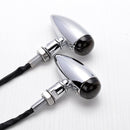 1 Pair Motorcycle LED Turn Signal Lights Blinkers for Harley Chopper Cruiser