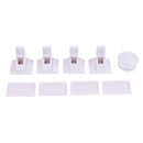 4Locks & 1 Key Safety Magnetic Cabinet Locks - Self Sticking 3M Adhesive for Cabinets & Drawers Perfect for Home Safety