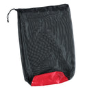 Ultralight Drawstring Mesh Stuff Sack Bag for Tavel Camping Sports Black
